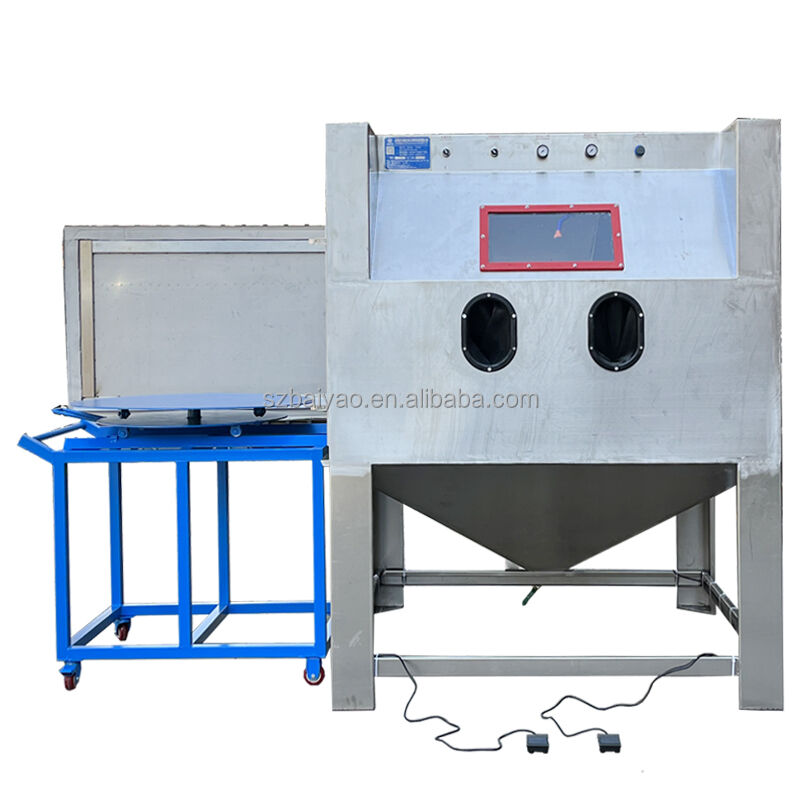 BY-1515-WTR Dustless Water Sand Blasting Machine For Car Wheel Hubs Multifunctional CE Certified