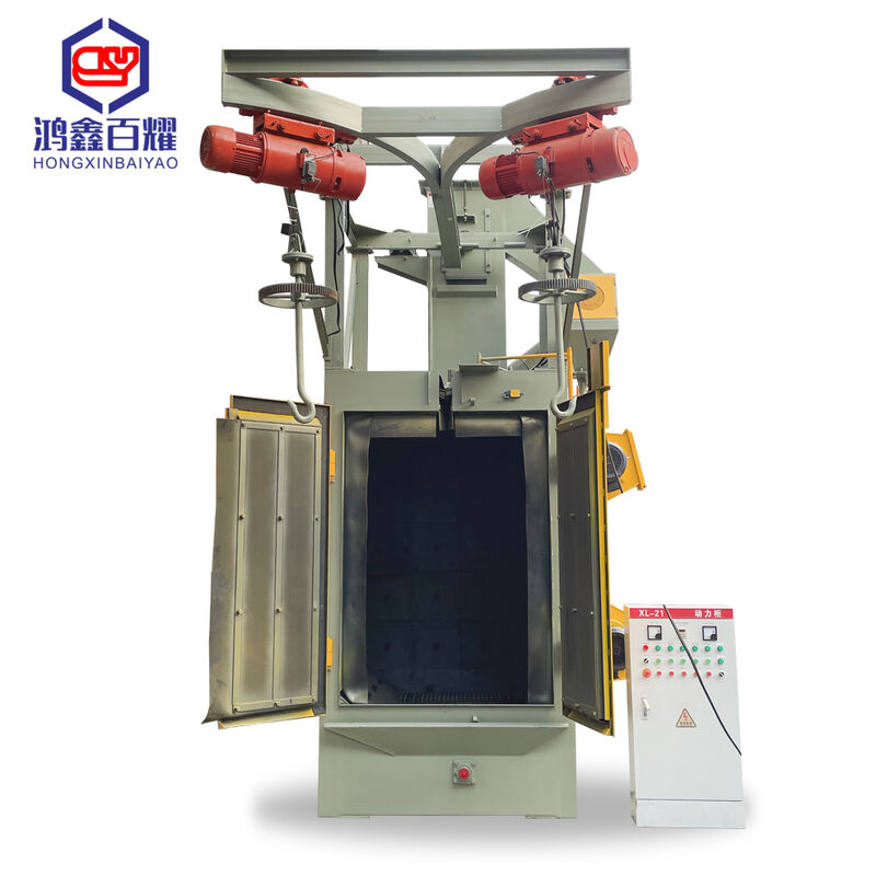 Large Section Steel Shot Blasting Machine Hook Type