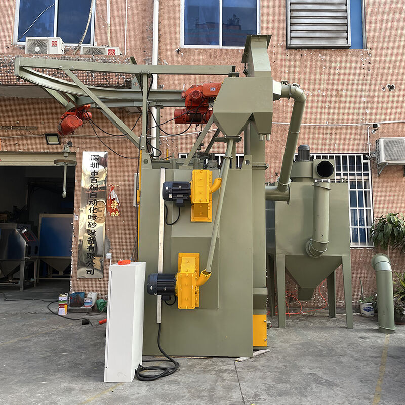 Large Section Steel Shot Blasting Machine Hook Type