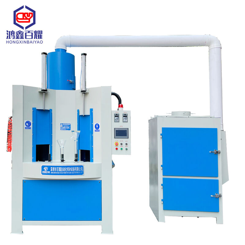 Compact Automatic Sandblaster with Cartridge Dust Collector