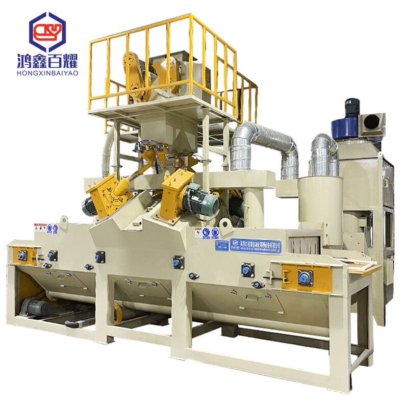 Dustless Shot Blasting Machine Deflashing / Descaling / Stripping 11kw
