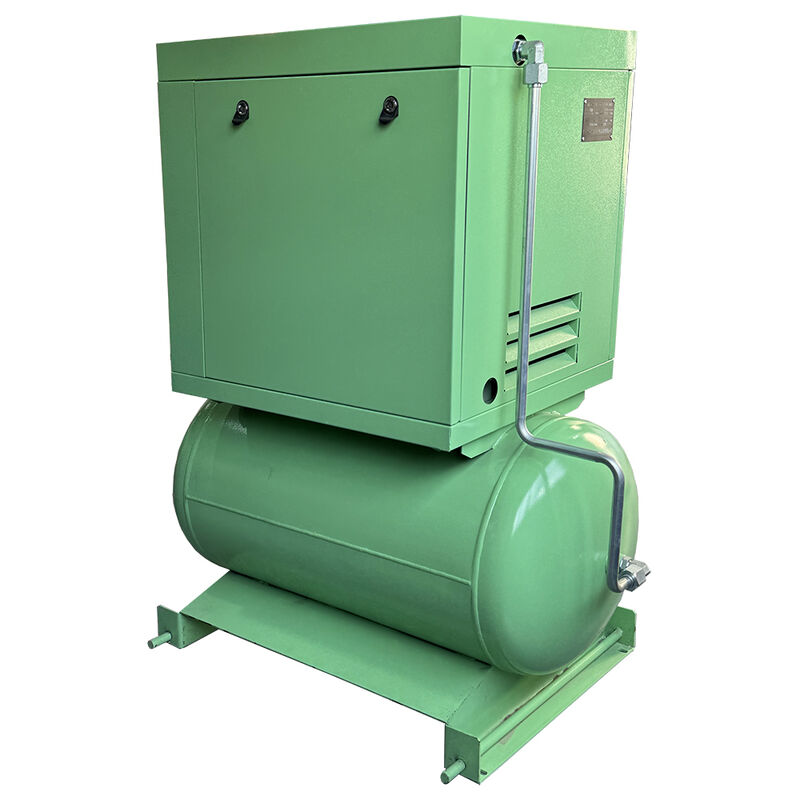 Screw Type Integrated Air Compressor Low Noise DC Power