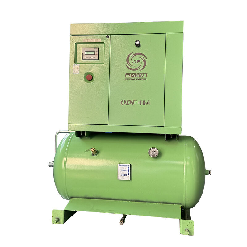 Screw Type Integrated Air Compressor Low Noise DC Power