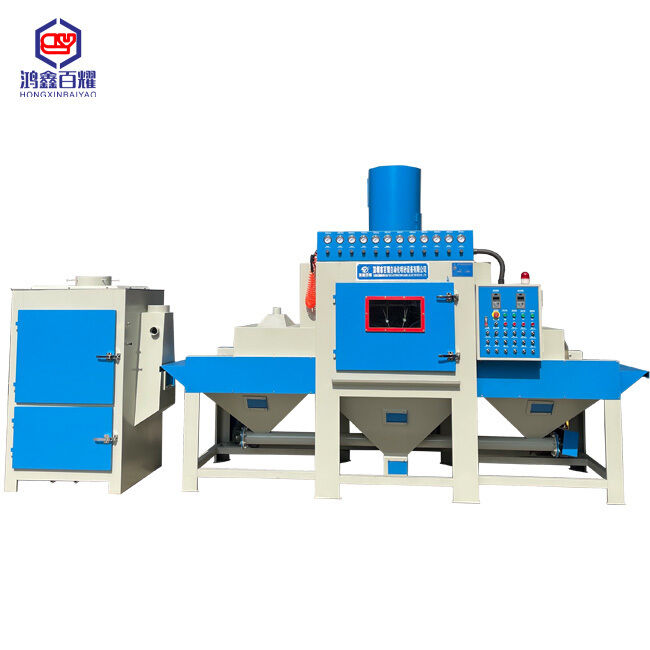 Aluminum Plate Automatic Sand Blasting Machine Stainless Steel Conveying