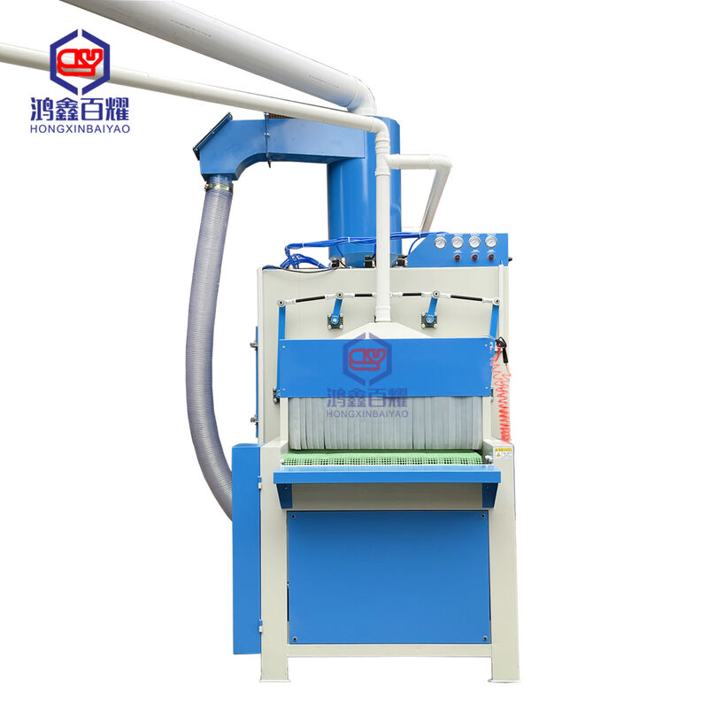 PLC Automatic Sandblasting Machine Conveying Type With 16 Blasting Guns