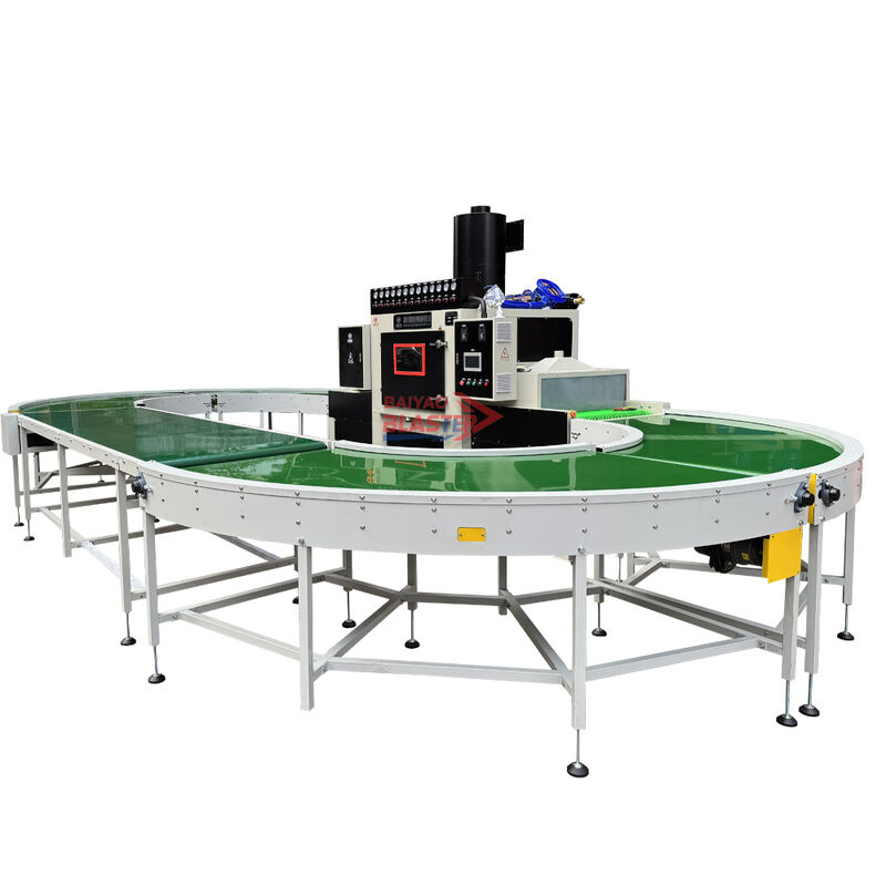 Closed-loop System Conveyor Type Automatic Sand Blasting Machine