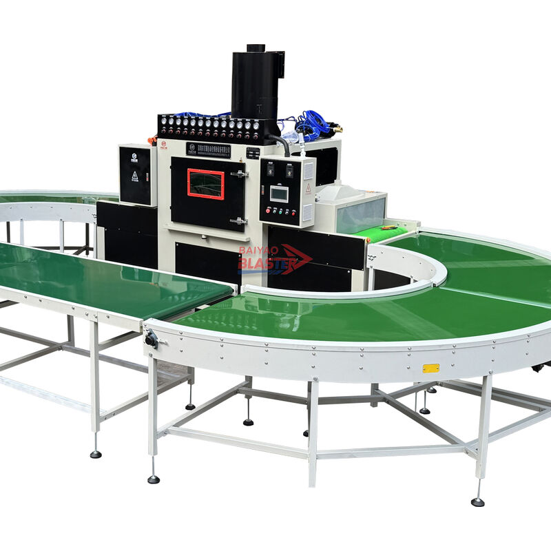 Closed-loop System Conveyor Type Automatic Sand Blasting Machine
