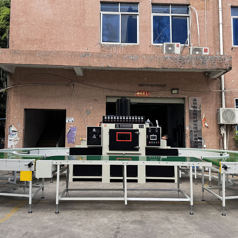 Conveyor Type Automatic Sand Blasting Machine 9.5KW