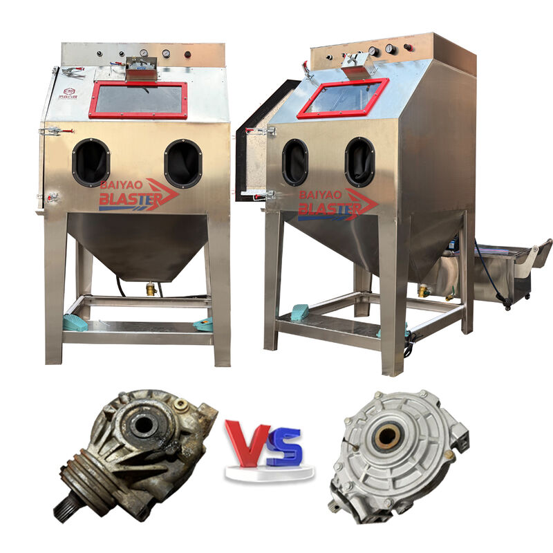 304 Stainless Steel Wet Sand Blasting Machine for Water Recycle System