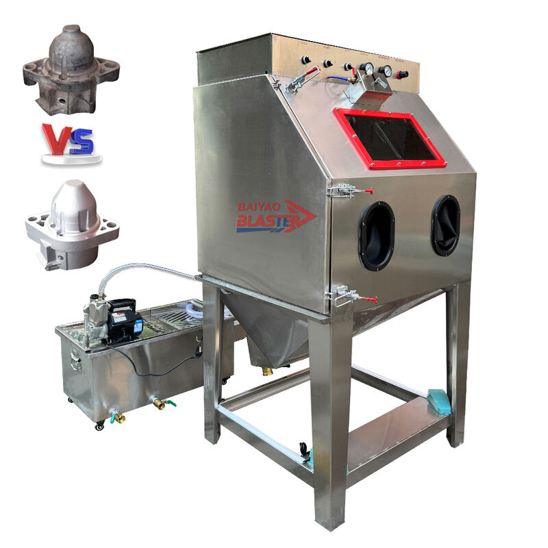 Vapour Blasting Cabinet Closed Loop System Dustless Sand Blast Machine