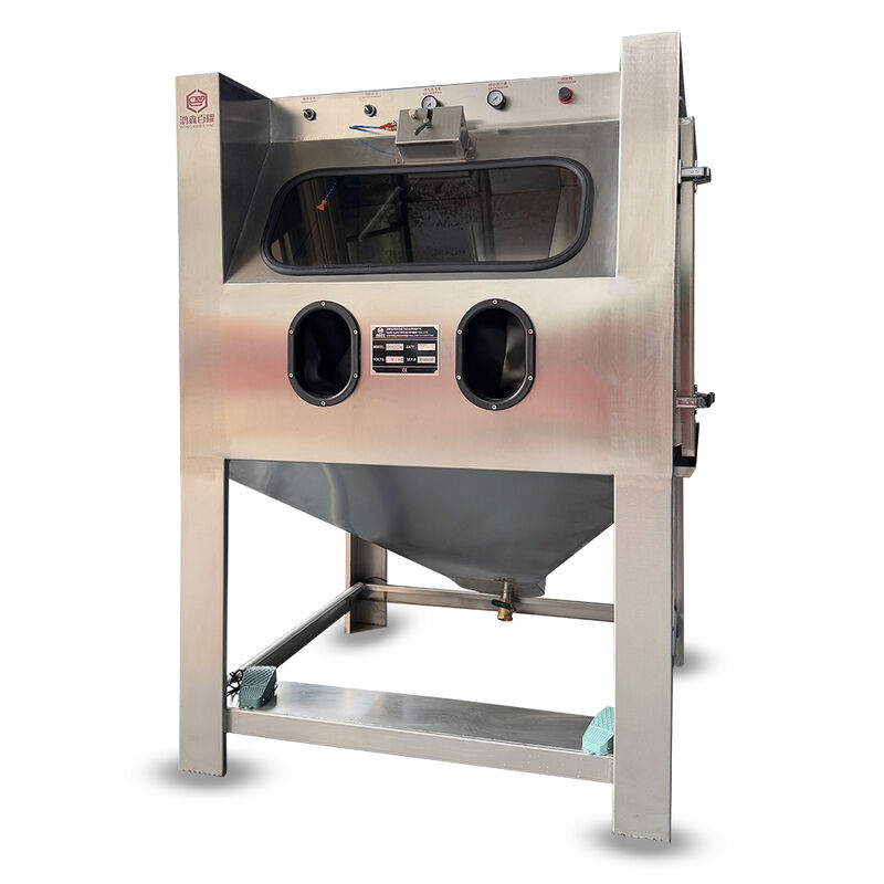Customized Wet Sandblasting Machine with Large Inspection Window