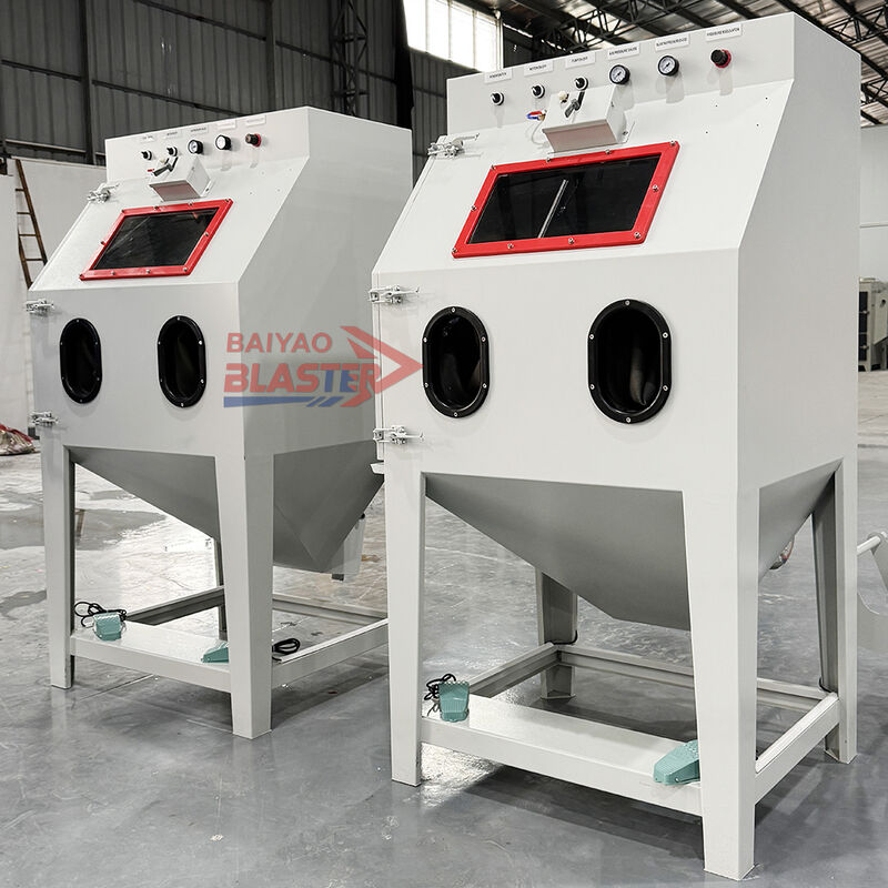 304 Stainless Steel Wet Sand Blasting Machine Closed Loop System