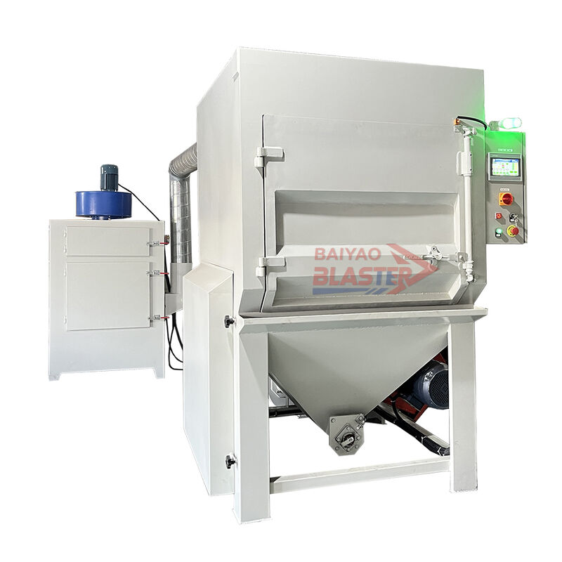 Shot Blasting Machine For Aluminum Alloy And Steel Wheel Hubs