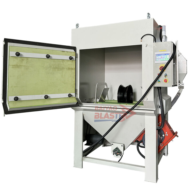 Automotive Wheel Hub Shot Blasting Cleaning Machine For Surface Deburring