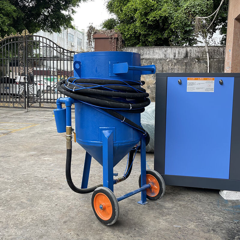 High Pressure Portable Sand Blasting Machine Outdoor Sandblasting Machine