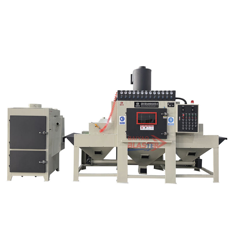 Fully Automatic Conveyor Surface automatic sand blasting machine For Various Workpieces