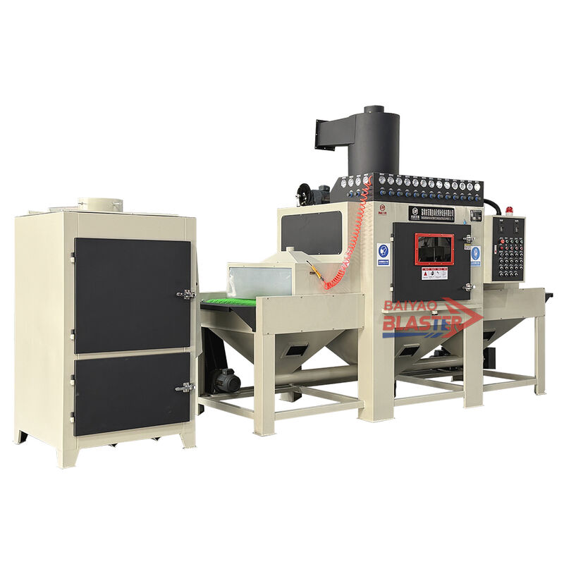 Fully Automatic Conveyor Surface automatic sand blasting machine For Various Workpieces