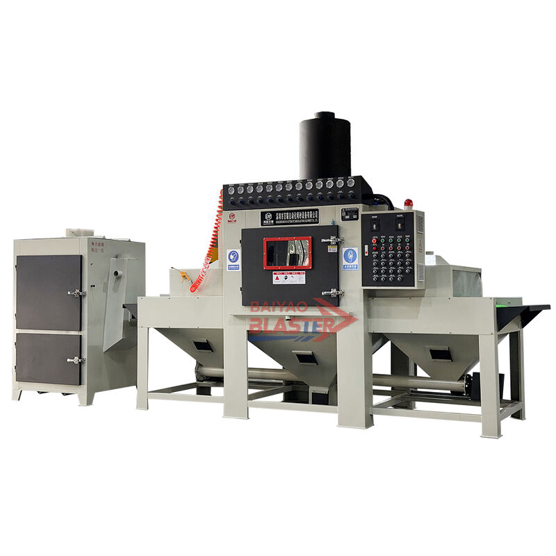 Fully Automatic Conveyor Surface automatic sand blasting machine For Various Workpieces