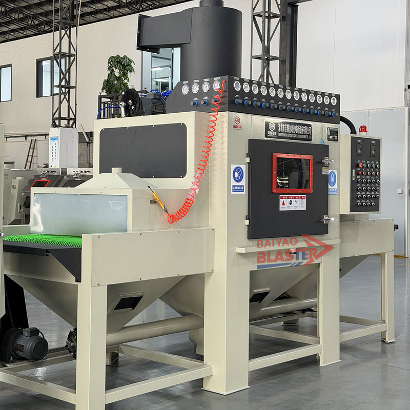 Máquina de sabotamento por transportador totalmente automática Sabotamento de superfície para várias peças