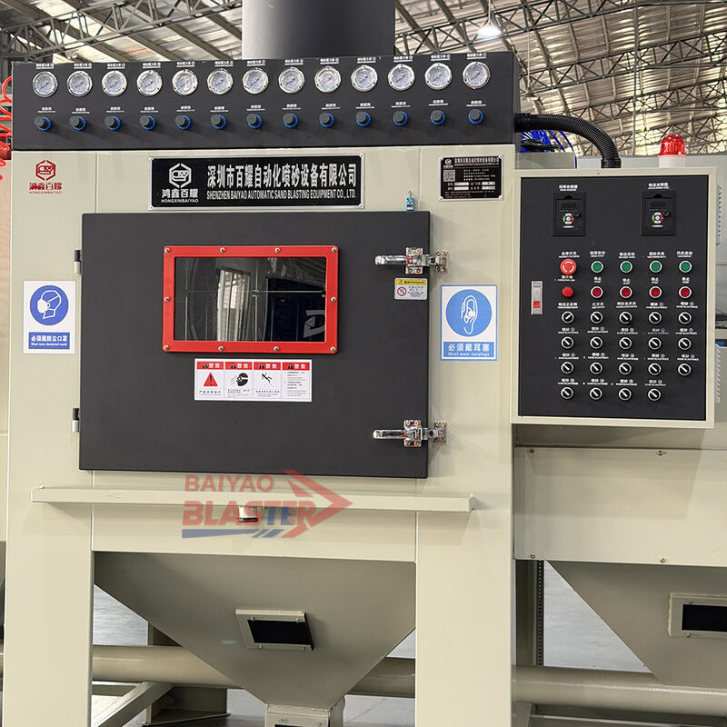 Fully Automatic Conveyor Surface automatic sand blasting machine For Various Workpieces