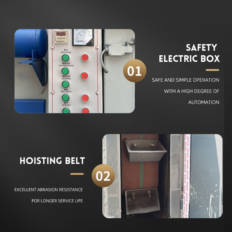 Automatic Shot Blasting Cleaning Machine Crawler Type Shot Blasting Machine