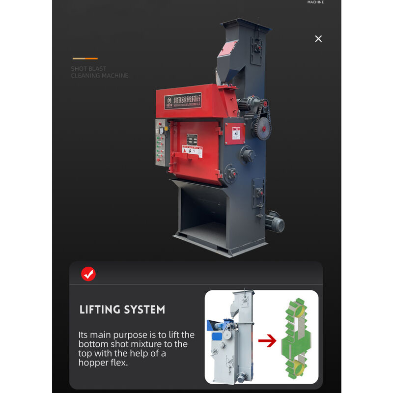 Automatic Shot Blasting Cleaning Machine Crawler Type Shot Blasting Machine
