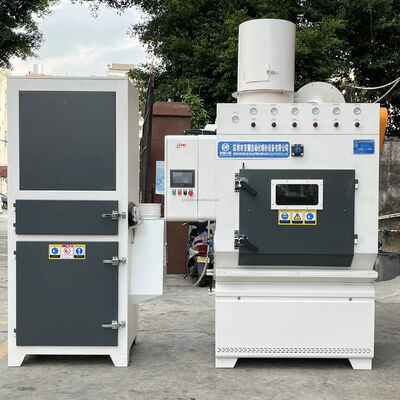 Automatic Sand Blasting Machine with Rubber Belt Track